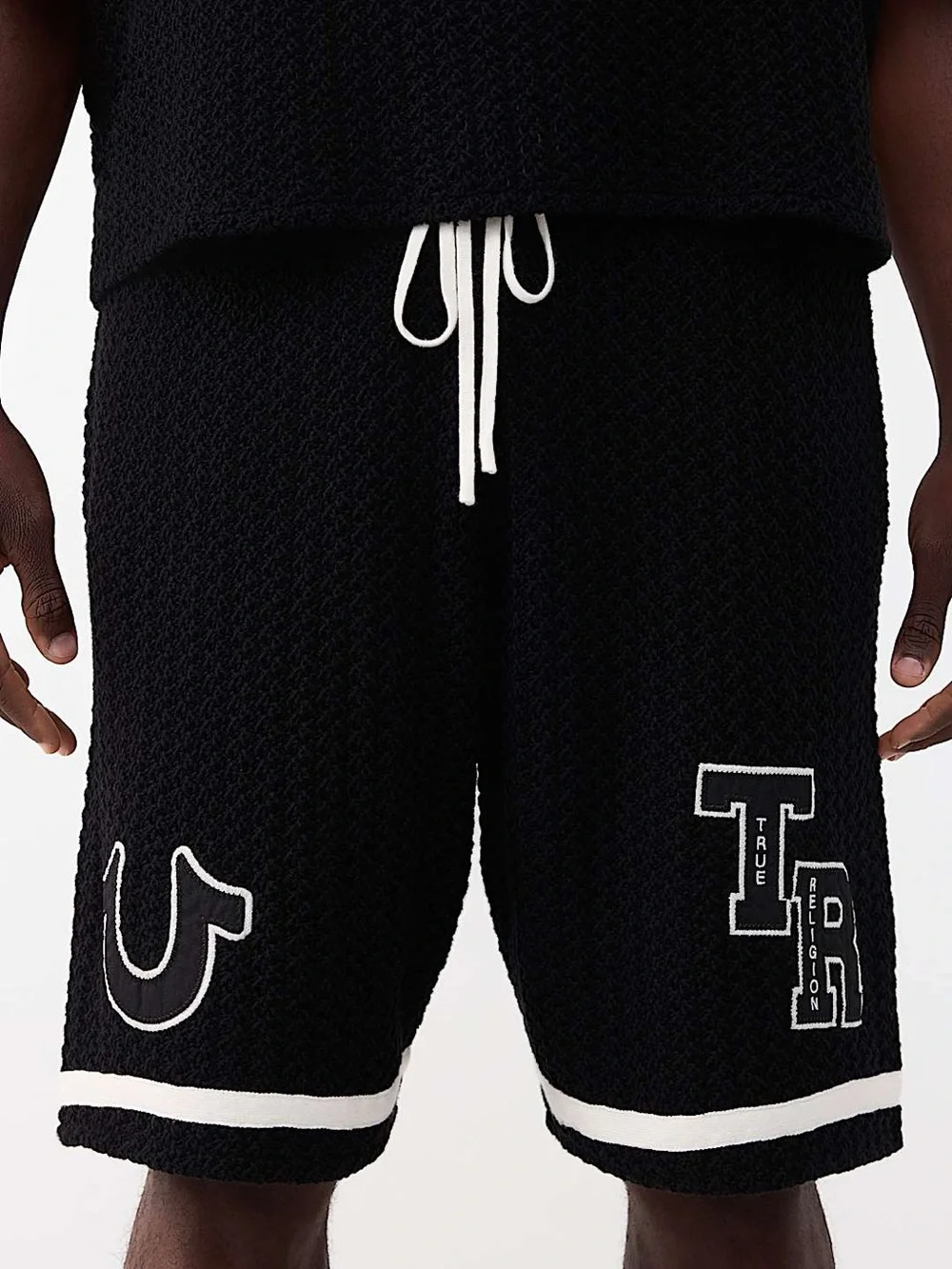 True Religion Open Knit Crochet Short
